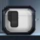Футляр протиударний Locking Button для навушників Airpods 4 Blue