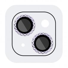 Защитное стекло Metal Shine на камеру (в упак.) для Apple iPhone 15 (6.1") / 15 Plus (6.7")