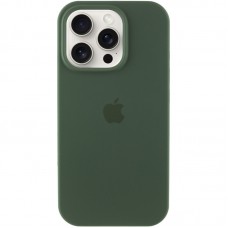 Чохол Silicone Case Full Protective (AA) для Apple iPhone 15 Pro (6.1") Зелений / Cyprus Green