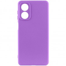 Чохол Silicone Cover Lakshmi Full Camera (A) для Oppo A17 Фіолетовий / Purple
