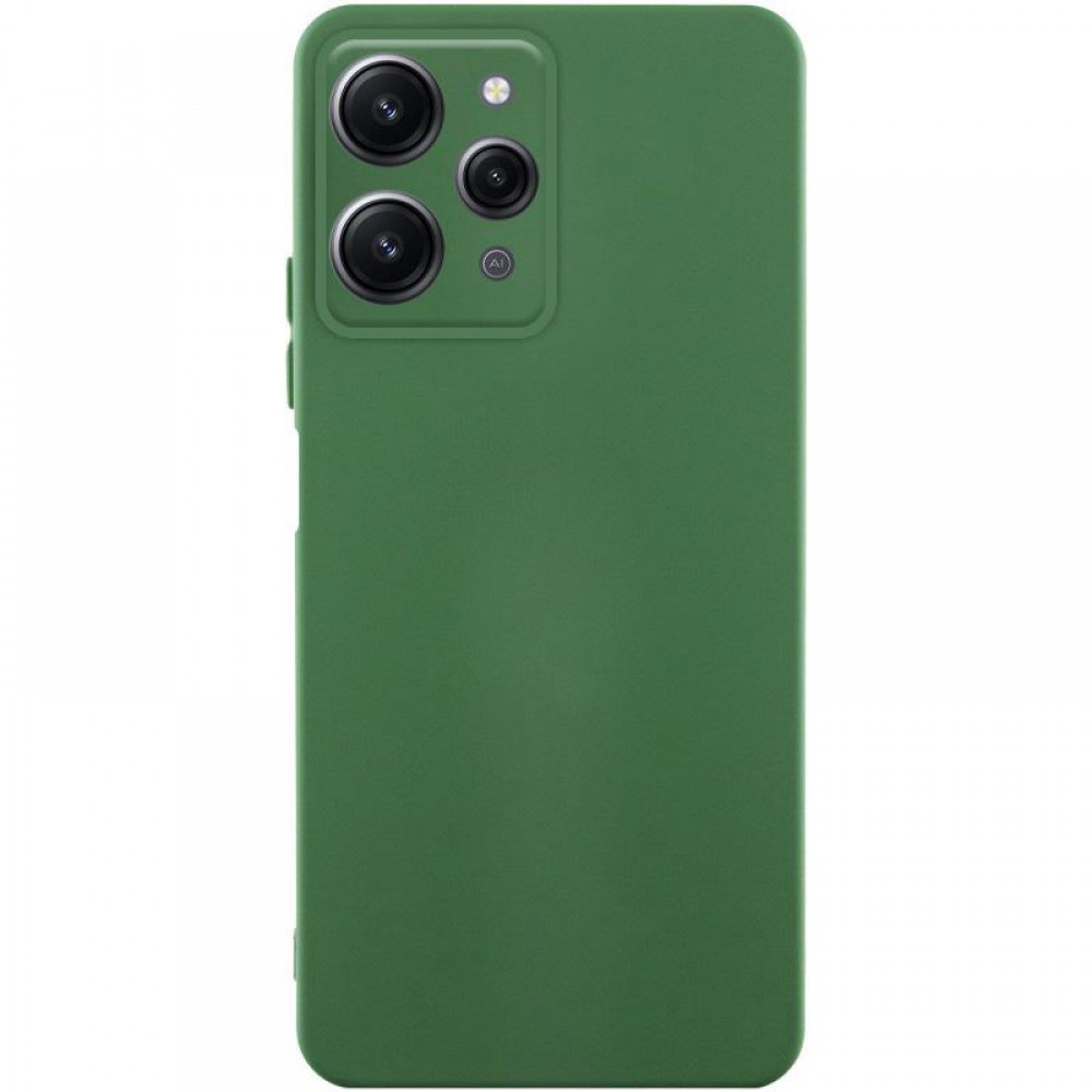 Чохол Silicone Cover Ummi Lakshmi Full Camera (AA) для Xiaomi Redmi 12 Зелений / Dark green