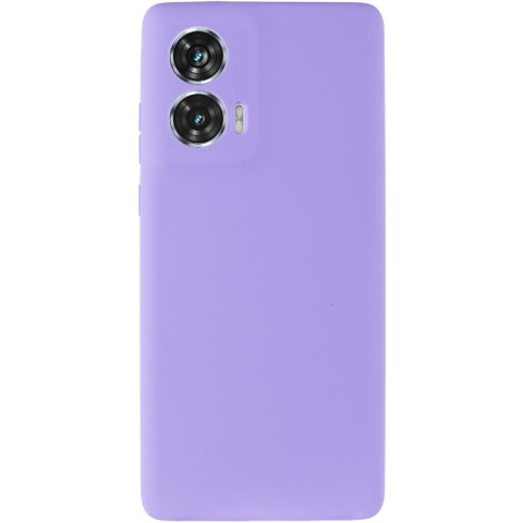 Чохол Silicone Cover Lakshmi Full Camera (AA) для Motorola Edge 50 Бузковий / Dasheen