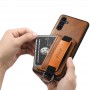 Шкіряний чохол Wallet case and straps для Samsung Galaxy S24 Коричневий / Brown