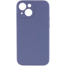 Чохол Silicone Case Full Camera Protective (AA) NO LOGO для Apple iPhone 13 (6.1") Сірий / Lavender Gray