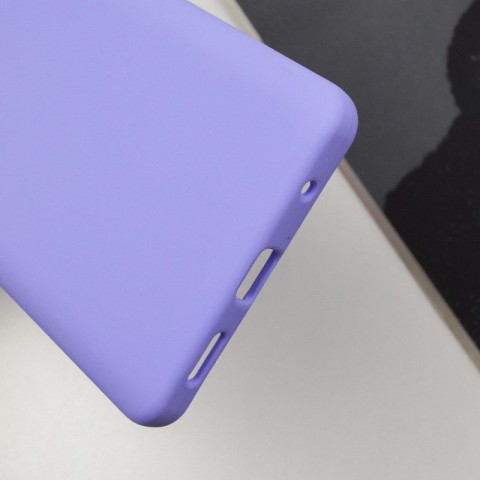 Чохол Silicone Cover Lakshmi Full Camera (AAA) для Xiaomi Redmi Note 10 Pro / 10 Pro Max Бузковий / Dasheen