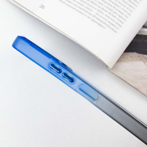 Чохол TPU+PC Fresh sip series для Xiaomi Redmi 12 Чорний / Синій