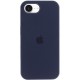 Чохол Silicone Case Full Protective (AA) для Apple iPhone 16e (6.1") Темно-синій / Midnight blue Чохол Silicone Case Full Protective (AA) для Apple iPhone 16e (6.1") Темно-синій / Midnight blue