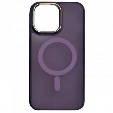 Чохол TPU+PC Lily with MagSafe для Apple iPhone 14 Pro (6.1") Deep Purple