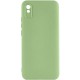 Чохол Silicone Cover Lakshmi Full Camera (A) для Xiaomi Redmi 9A Зелений / Pistachio