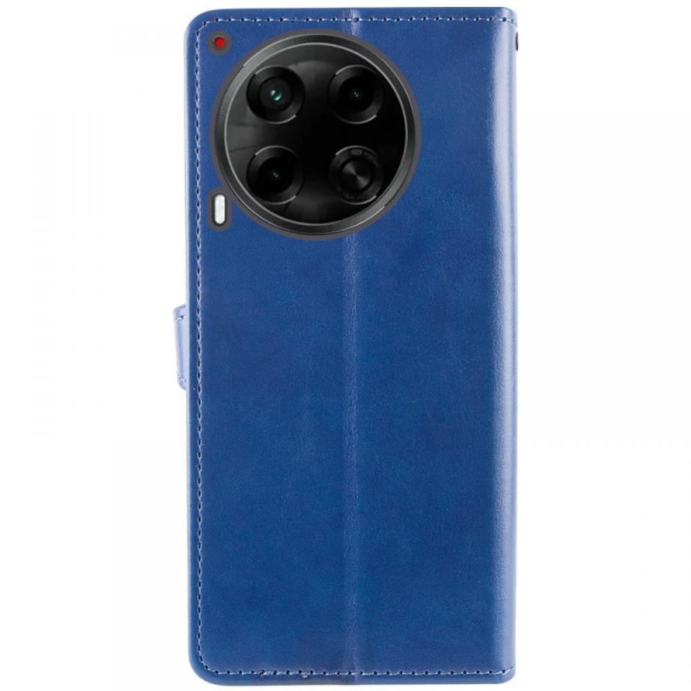 Шкіряний чохол-книжка GETMAN Gallant (PU) для TECNO Camon 30 (CL6) Синій