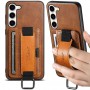 Кожаный чехол Wallet case and straps для Samsung Galaxy S24