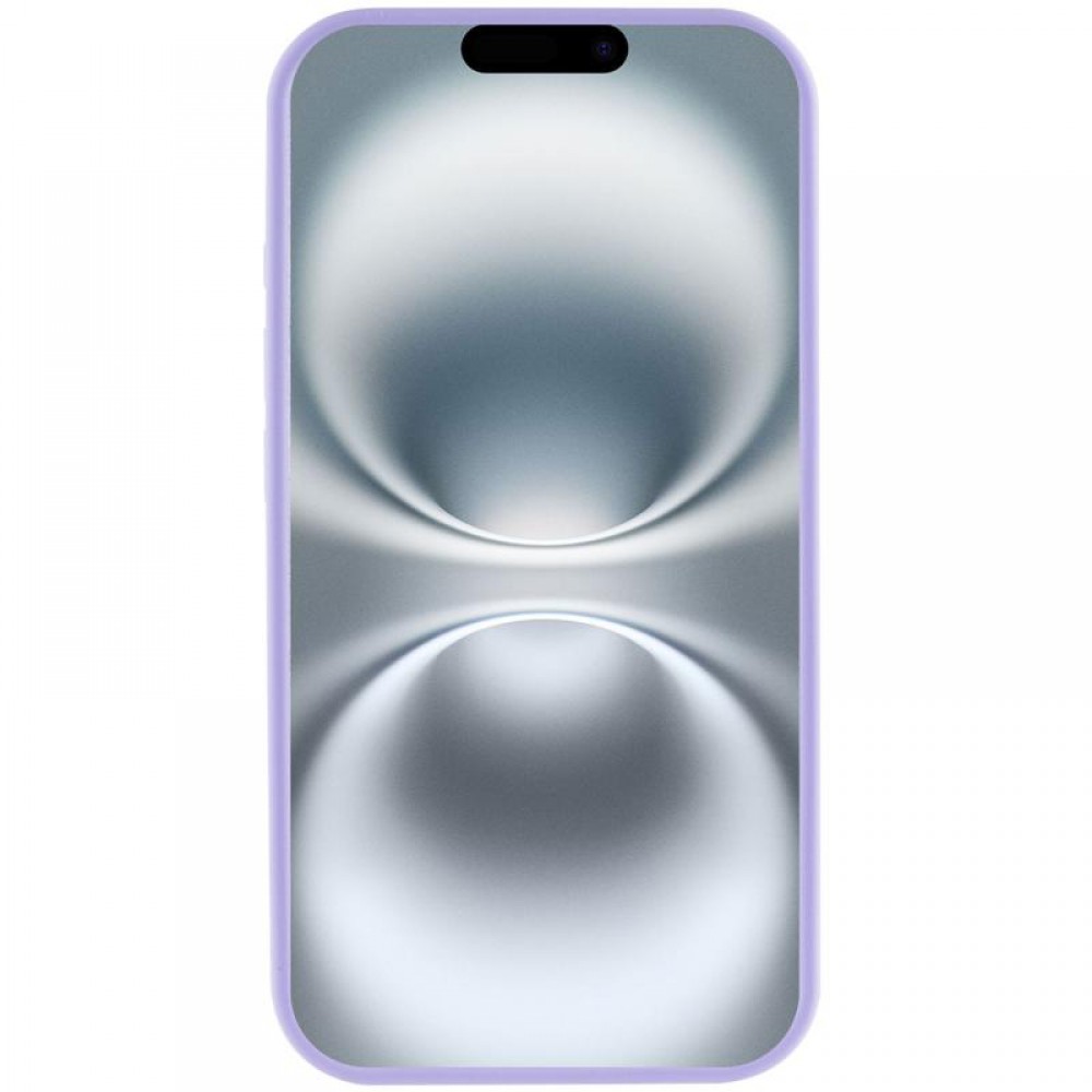 Чохол Silicone Case Full Protective (AA) для Apple iPhone 16e (6.1") Бузковий / Dasheen