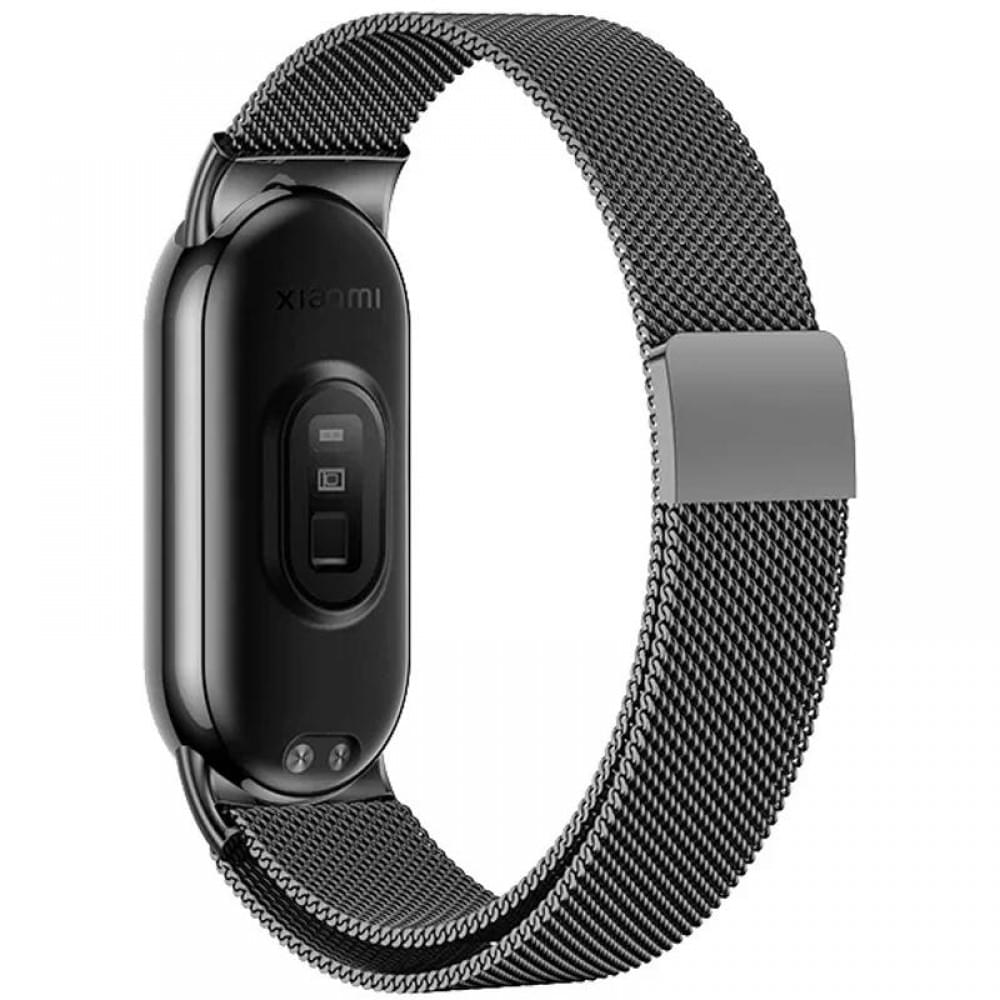 Ремінець Milanese Loop New Design для Xiaomi Mi Band 8/9/10 Black