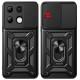 Чохол Ummi Camshield Serge Ring для Xiaomi Redmi Note 13 Pro 4G / 14s / Poco M6 Pro 4G Чорний