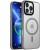 TPU+PC чохол Metal Buttons with MagSafe Colorful для Apple iPhone 16 Pro Max (6.9") Сірий