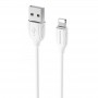Дата кабель Borofone BX19 USB to Lightning (1m) Білий