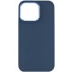 TPU чохол Bonbon Metal Style для Apple iPhone 14 Pro (6.1") Синій / Denim Blue