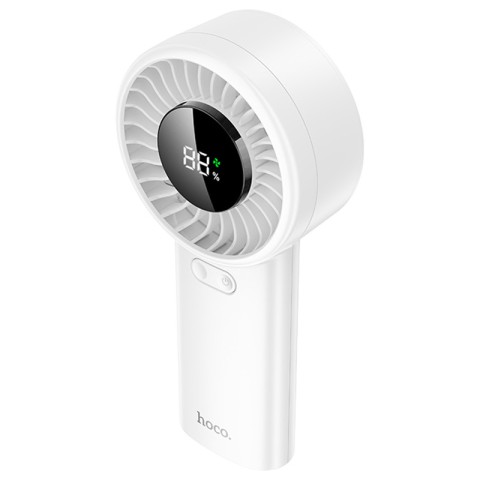 Портативний вентилятор Hoco HX62 Endless handheld fan 6000 mAh White