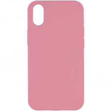 Чохол Silicone Case Full Protective (AA) NO LOGO для Apple iPhone XR (6.1") Рожевий / Light pink