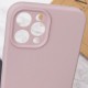 Чохол Silicone Case Full Camera Protective (AA) NO LOGO для Apple iPhone 12 Pro Max (6.7") Сірий / Lavender