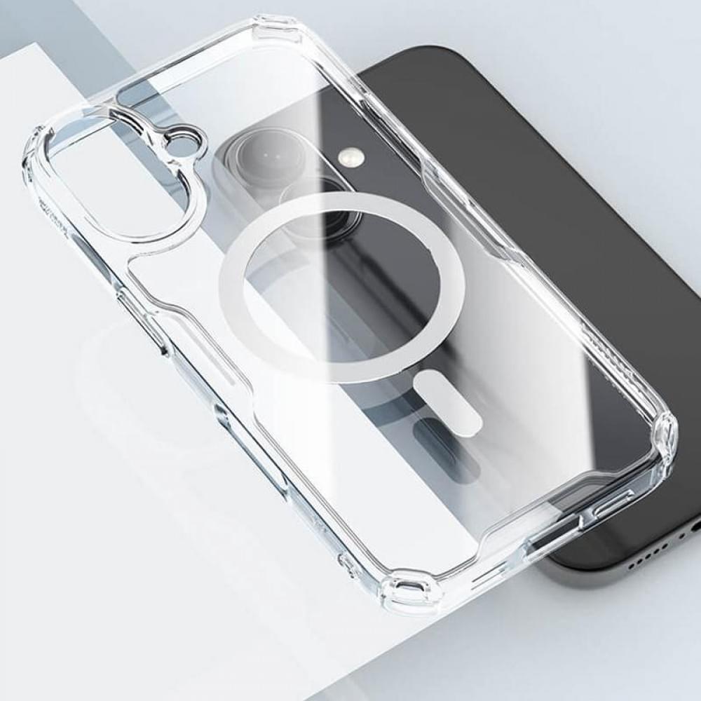 TPU чохол Nillkin Nature Pro Magnetic для Apple iPhone 17 (6.3") Безбарвний (прозорий)