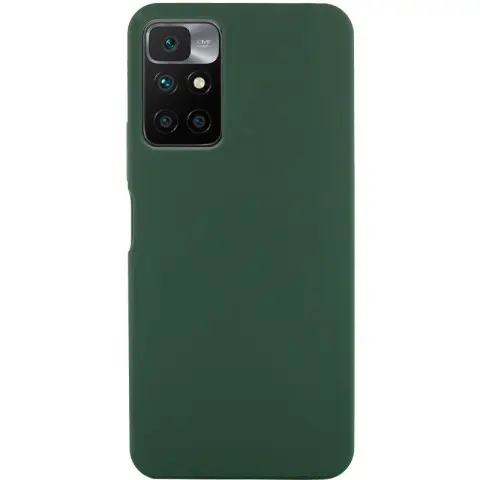 Чохол Silicone Cover Ummi Lakshmi (AA) для Xiaomi Redmi 10 Зелений / Dark green