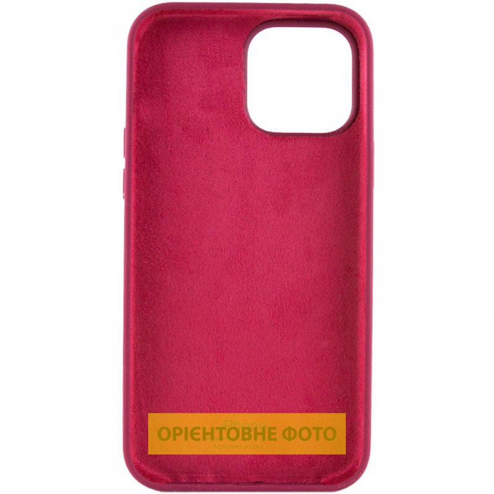Чохол Silicone Case Full Protective (AA) для Apple iPhone 17 Air (6.5") Бордовий / Maroon