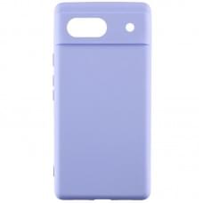 Чохол TPU GETMAN Liquid Silk Full Camera для Google Pixel 6 Бузковий / Light purple