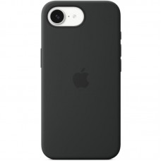 Чохол Silicone case (AAA) with Magsafe для Apple iPhone 16e (6.1") Black