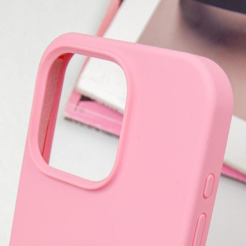 Чохол Silicone Case Full Protective (AA) для Apple iPhone 15 Pro Max (6.7") Рожевий / Pink
