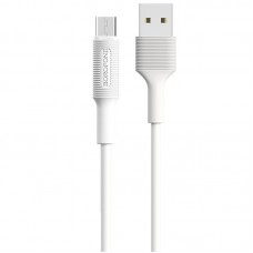 Дата кабель Borofone BX1 EzSync USB to MicroUSB (1m) Білий