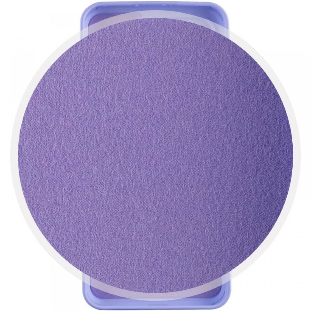 Чохол Silicone Cover Lakshmi Full Camera (AA) для Motorola Moto G75 5G Бузковий / Dasheen