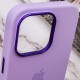 Чохол Silicone Case Metal Buttons (AA) для Apple iPhone 14 Pro (6.1") Бузковий / Lilac