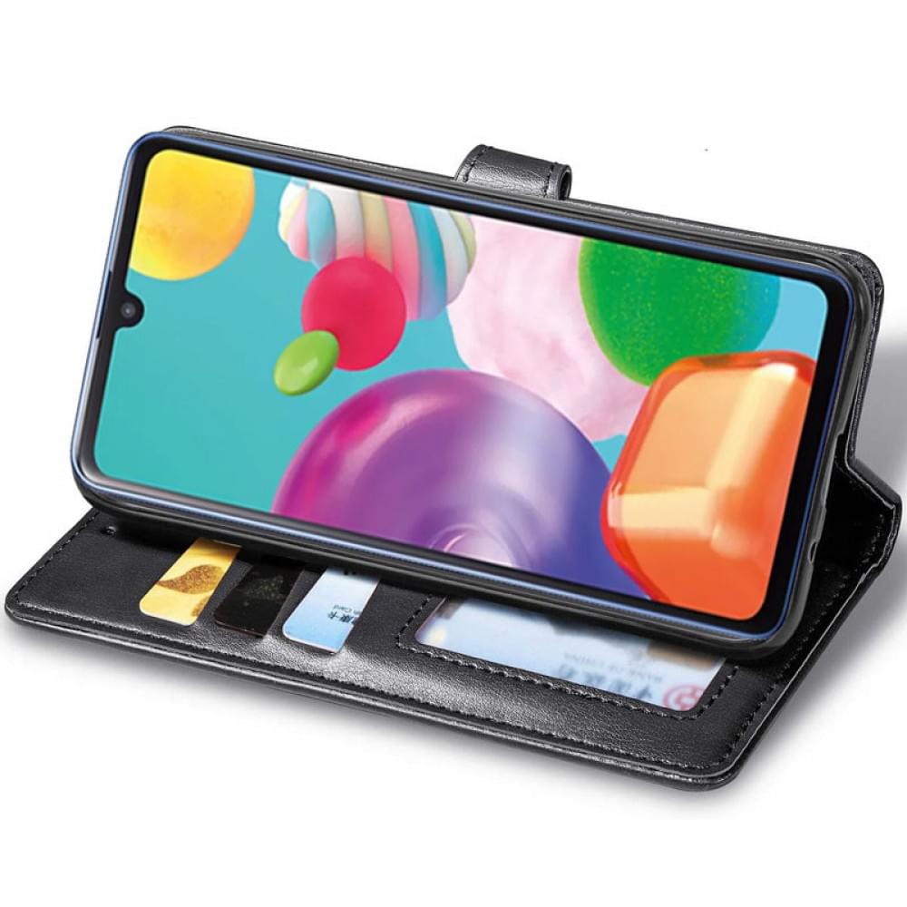 Кожаный чехол-книжка GETMAN Gallant (PU) для Xiaomi Redmi 9