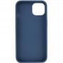 TPU чохол Bonbon Metal Style для Apple iPhone 13 (6.1") Синій / Cosmos blue