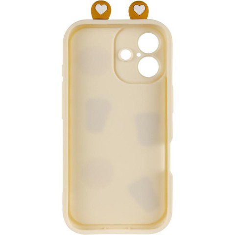 Чохол TPU Toys Case with Ears для Apple iPhone 16 (6.1") Sand