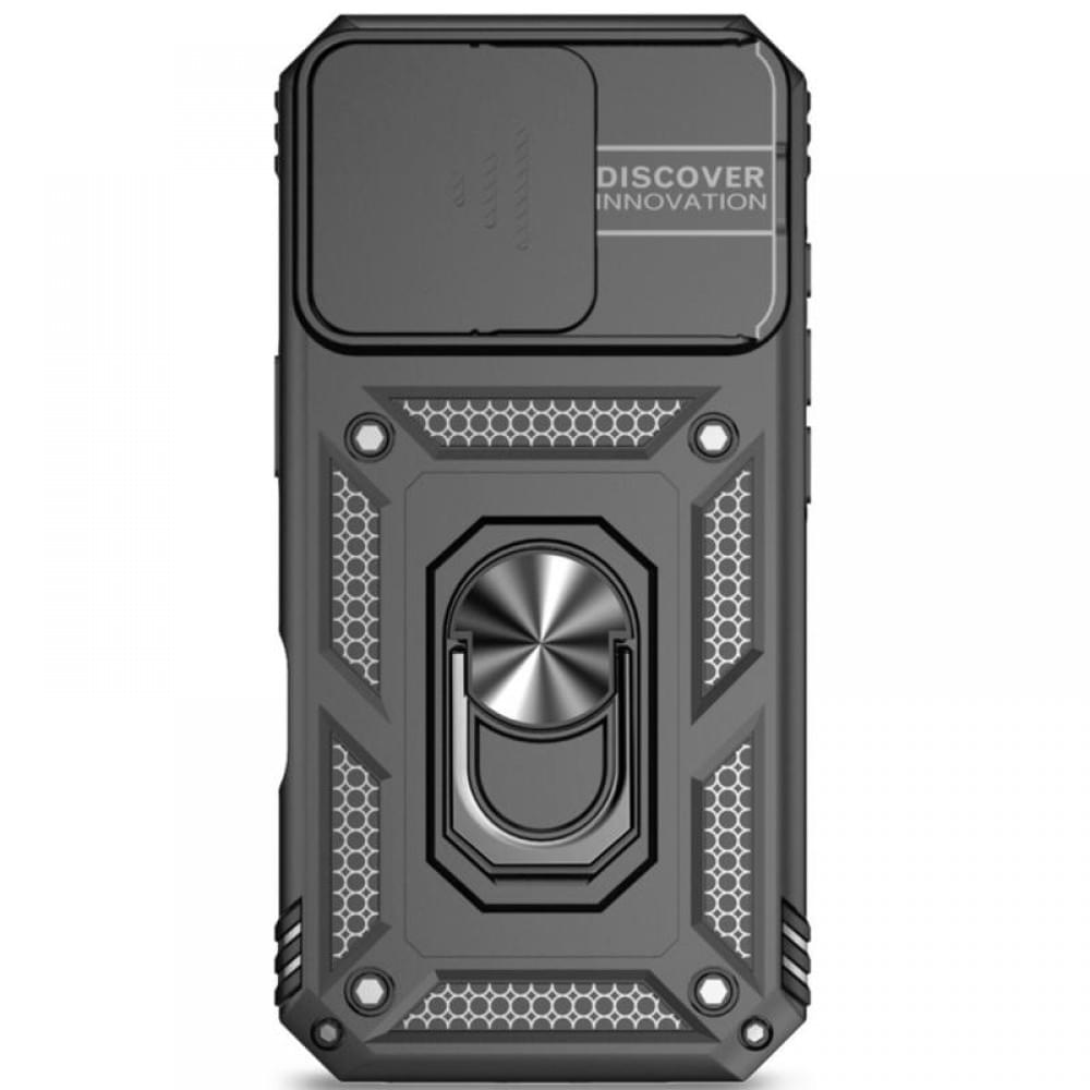 Чохол Ummi Camshield Serge Ring для Apple iPhone 16 Pro (6.3") Чорний