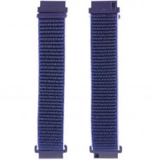 Ремінець Nylon для Smart Watch 20mm Темно-синій / Бузковий