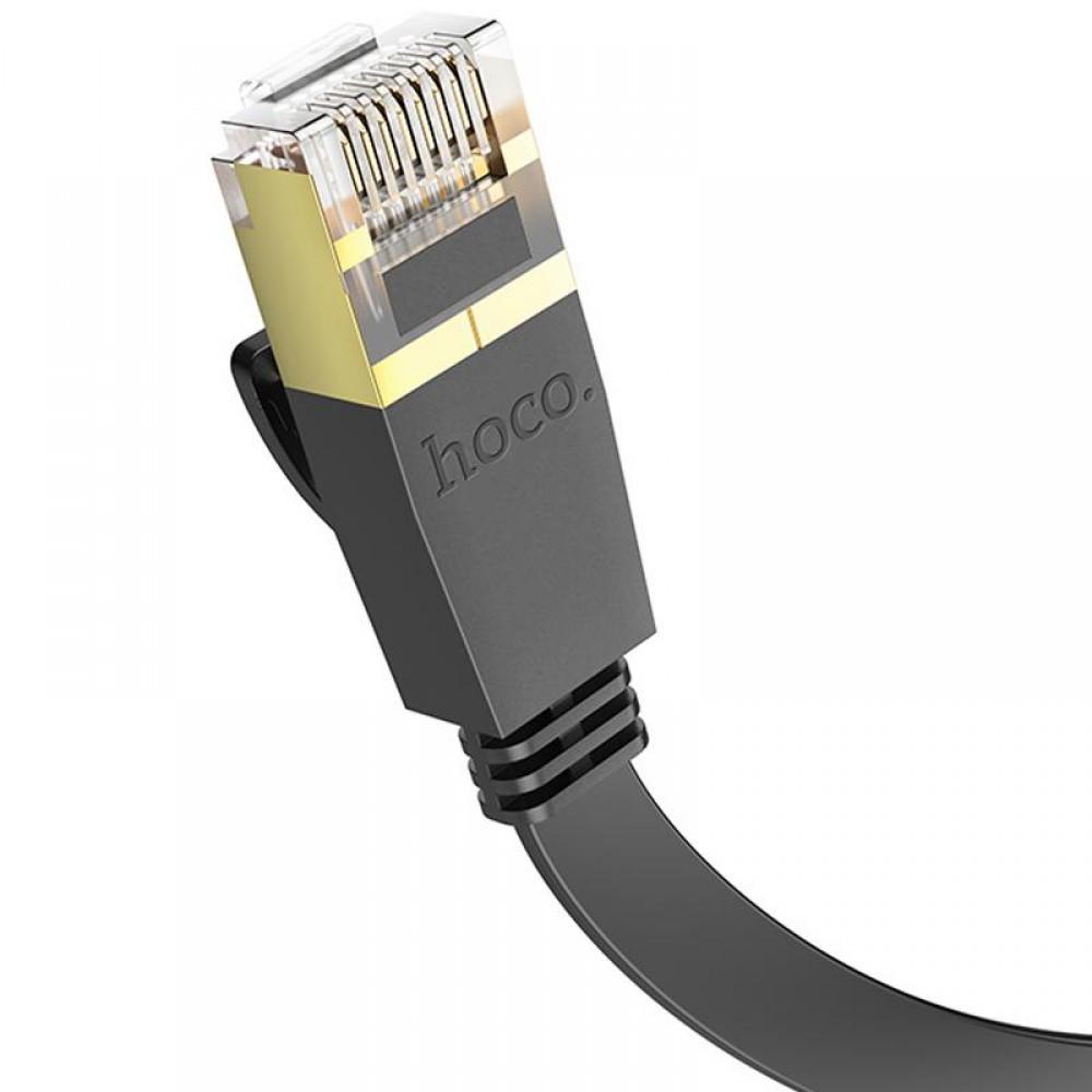 Дата кабель Hoco US07 Level Pro copper gigabit ethernet (1m) Black