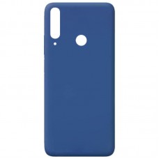 Чохол Silicone Cover Full without Logo (A) для Huawei Y6p Синій / Navy blue