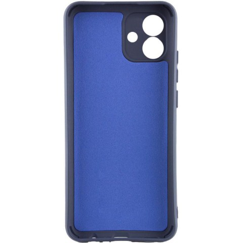 Чохол TPU GETMAN Liquid Silk Full Camera для Samsung Galaxy A05 Синій / Midnight Blue