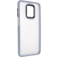 Чохол TPU+PC Lyon Frosted для Xiaomi Redmi Note 9s / Note 9 Pro / Note 9 Pro Max Sierra Blue