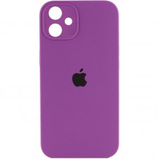 Чохол Silicone Case Square Full Camera Protective (AA) для Apple iPhone 11 (6.1") Фіолетовий / Grape