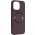 TPU чохол Bonbon Metal Style with MagSafe для Apple iPhone 13 (6.1") Бордовий / Plum