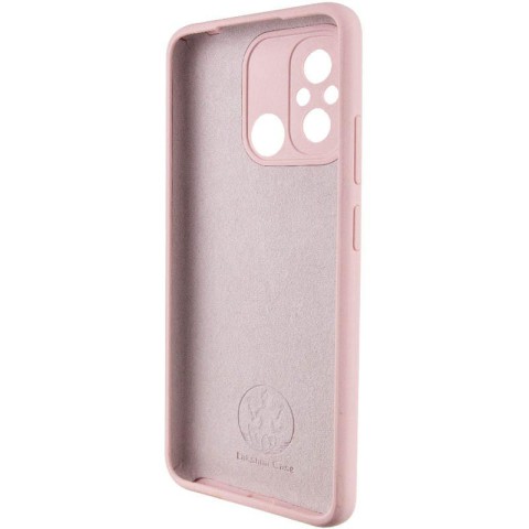 Чохол Silicone Cover Lakshmi Full Camera (AAA) with Logo для Xiaomi Redmi 12C Рожевий / Pink Sand