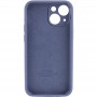 Чохол Silicone Case Full Camera Protective (AA) для Apple iPhone 13 (6.1") Сірий / Lavender Gray / PVH