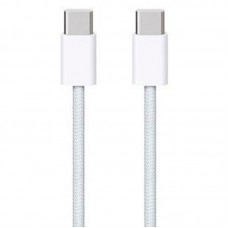 Дата кабель USB-C to USB-C FineWoven for Apple (AAA) (1m) (no box) White