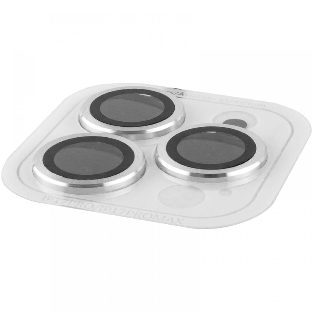 Захисне скло Metal Classic на камеру (у упак.) для Apple iPhone 17 Pro (6.3") / 17 Pro Max (6.9") Срібний / Silver