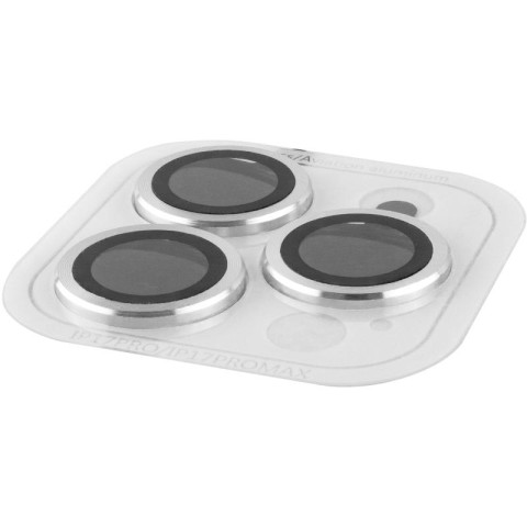 Захисне скло Metal Classic на камеру (у упак.) для Apple iPhone 17 Pro (6.3") / 17 Pro Max (6.9") Срібний / Silver