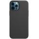 Кожаный чехол Leather Case (AAA) with MagSafe and Animation для Apple iPhone 12 Pro / 12 (6.1")